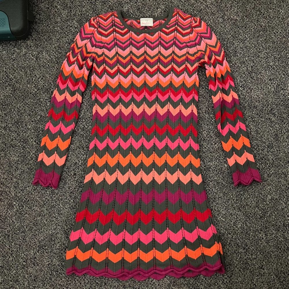 Hanna Andersson Chevron Dress Kids 10